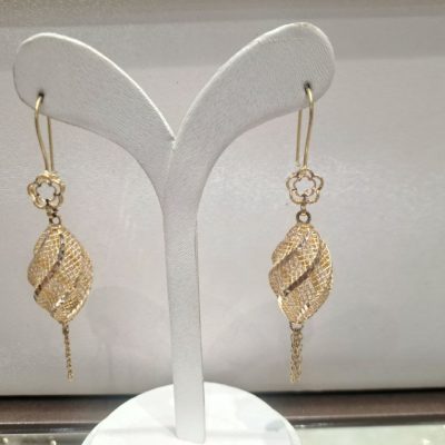 گوشواره قلبی ریخته ای