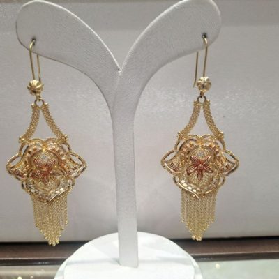 گوشواره بحرینی ریخته ای